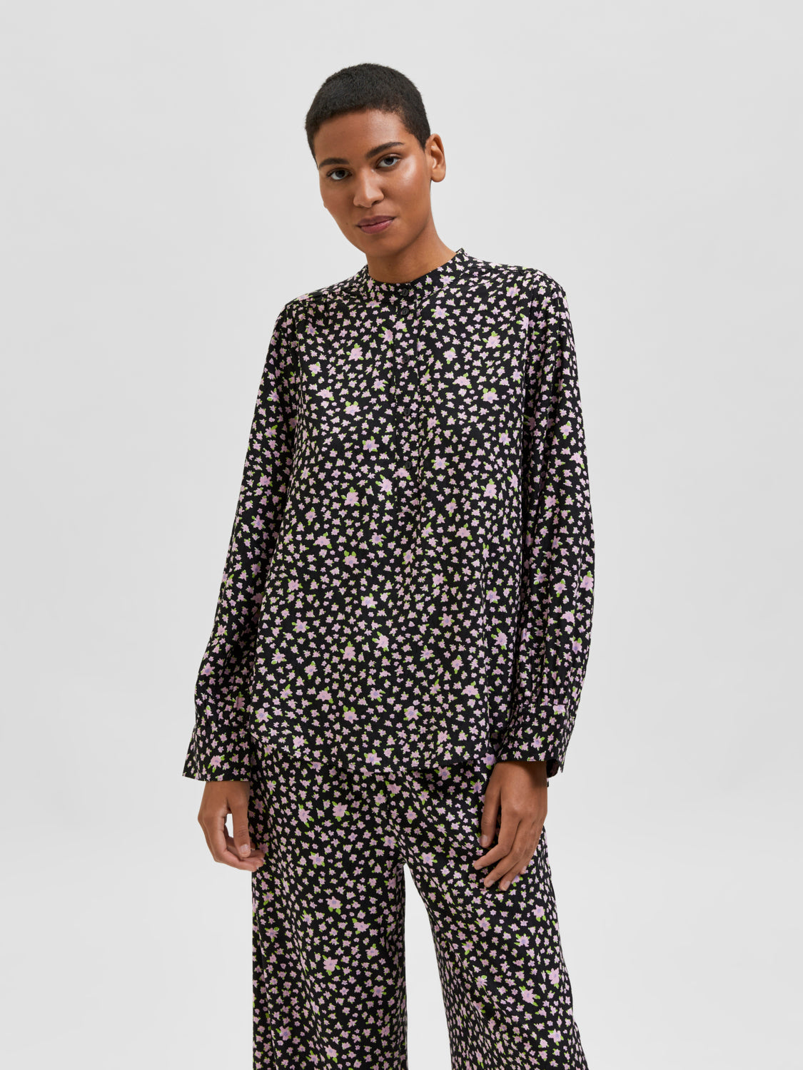 SELECTED FEMME -  JUDITA TOPP - SORT