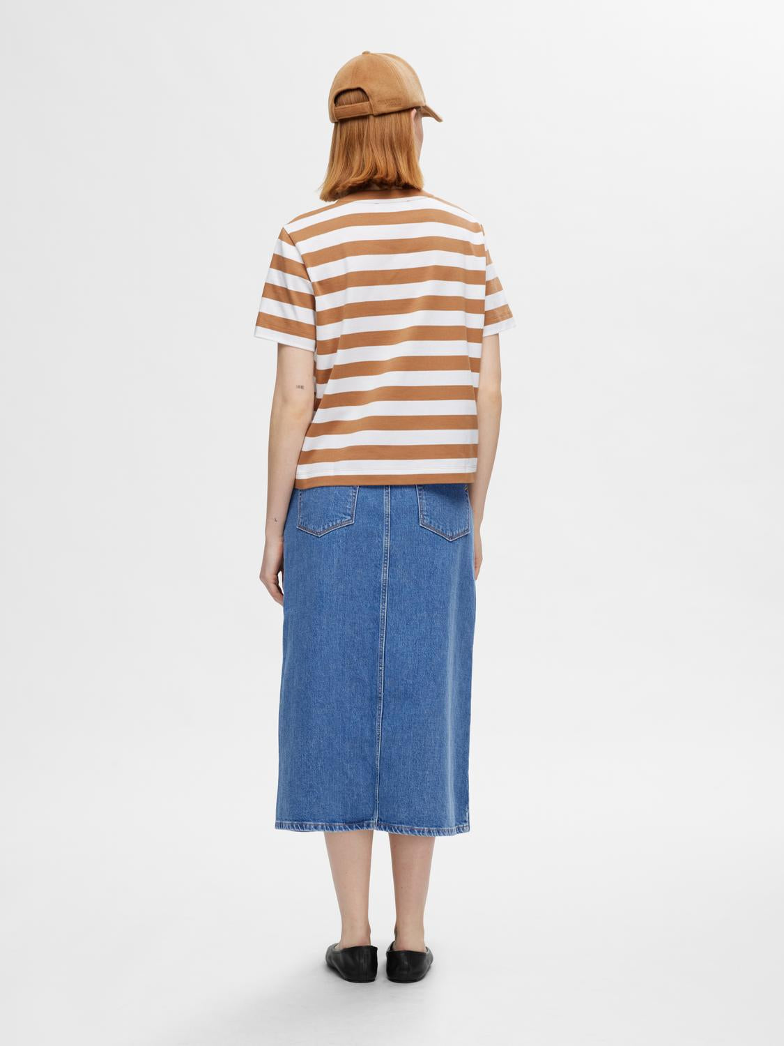 Krista Gerda Denim Skjørt - Blå/ Medium Blue Denim