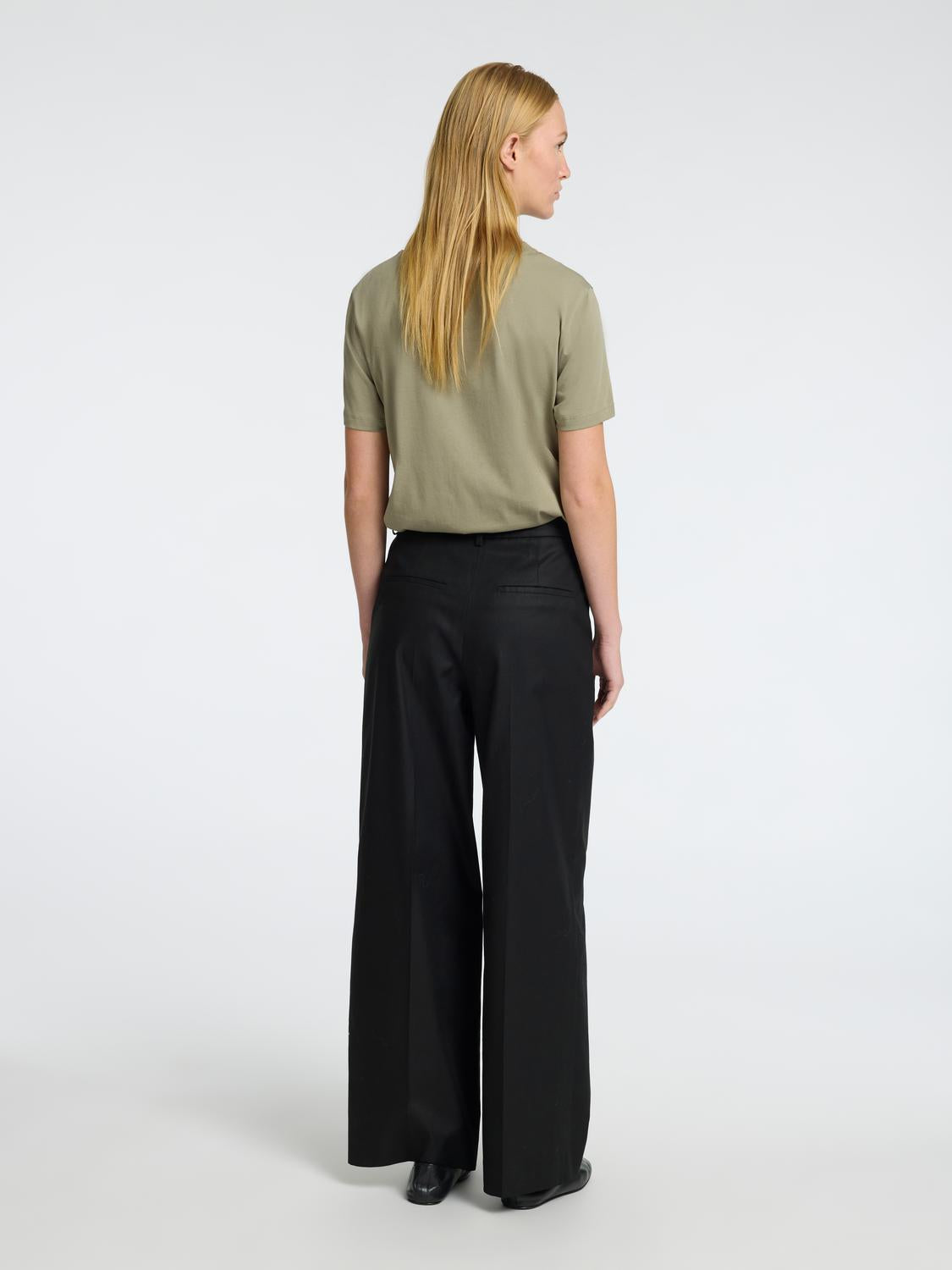 My Essential O-Neck T-Shirt - Grønn/ Vetiver