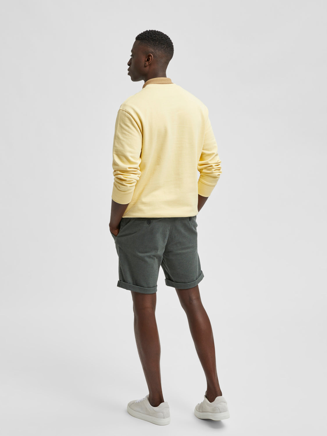 SLHCOMFORT-LUTON Shorts - Agave Green