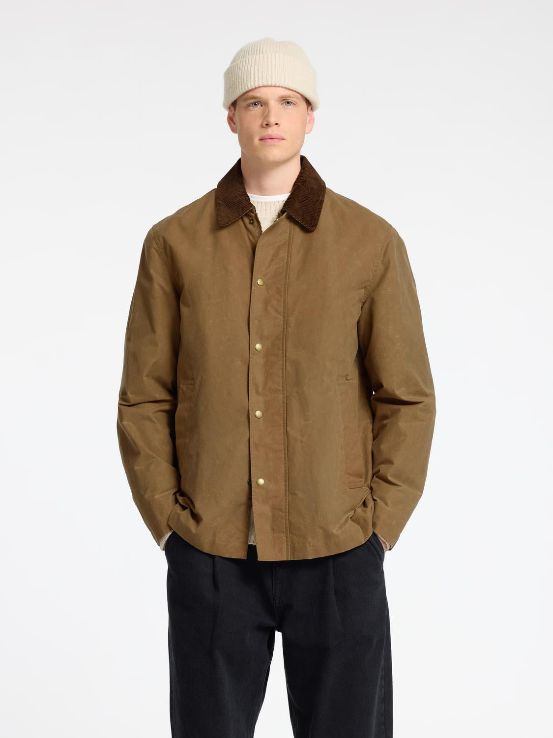 Walter Oilskin Jakke - Brun/ Ermine