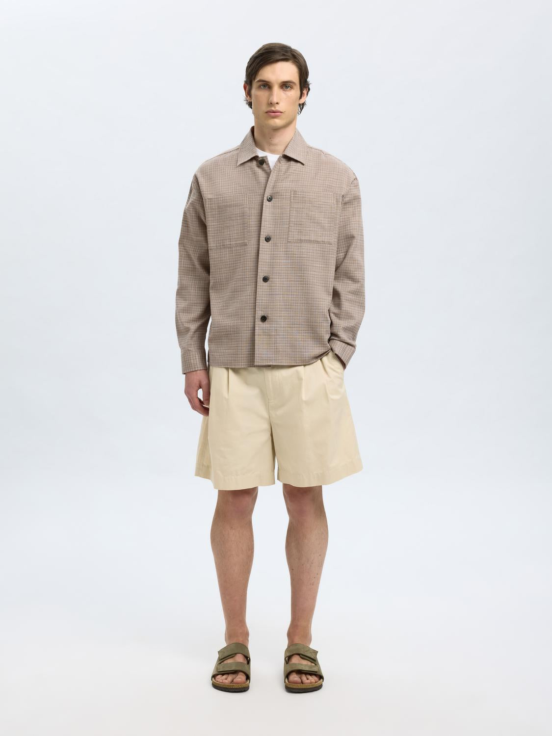 Henry Overshirt - Beige/ Sand