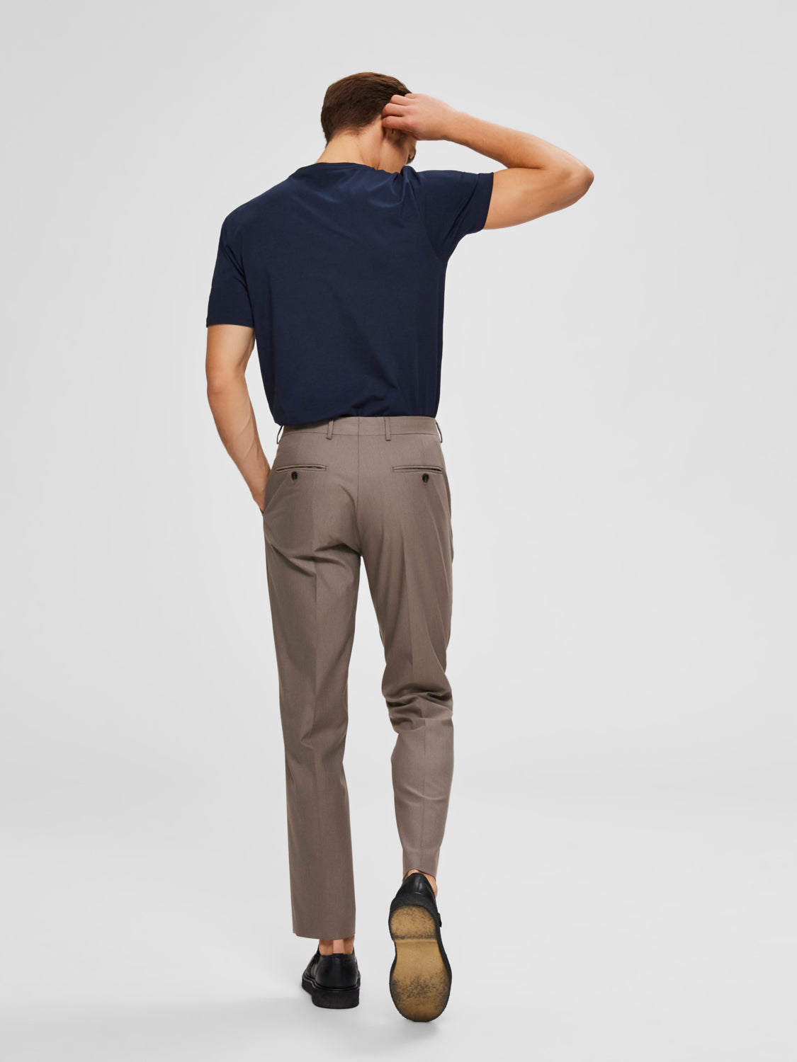 Pima V-Neck T-Skjorte - Blå/ Navy Blazer