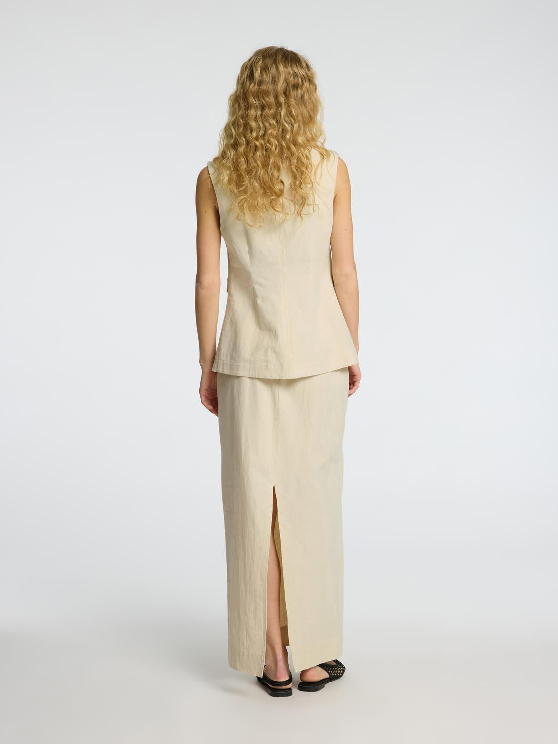 Iluna Vest - Beige/ Sandshell