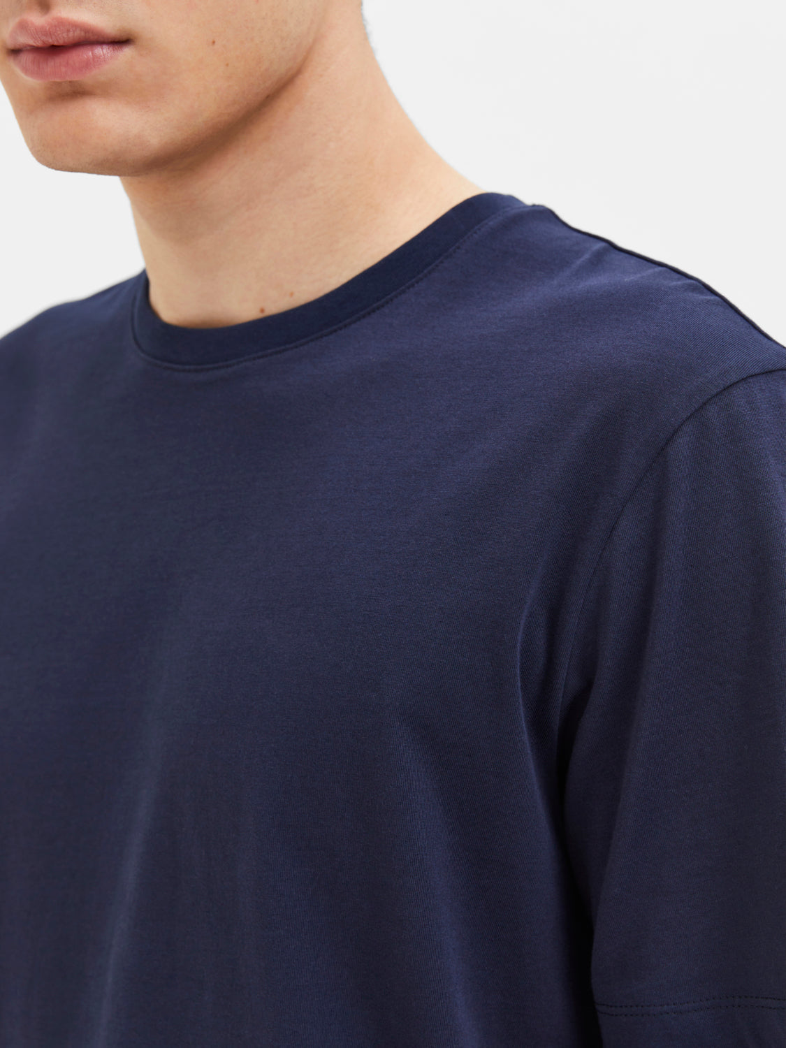 SELECTED HOMME - ASPEN T-Shirt - Navy Blazer