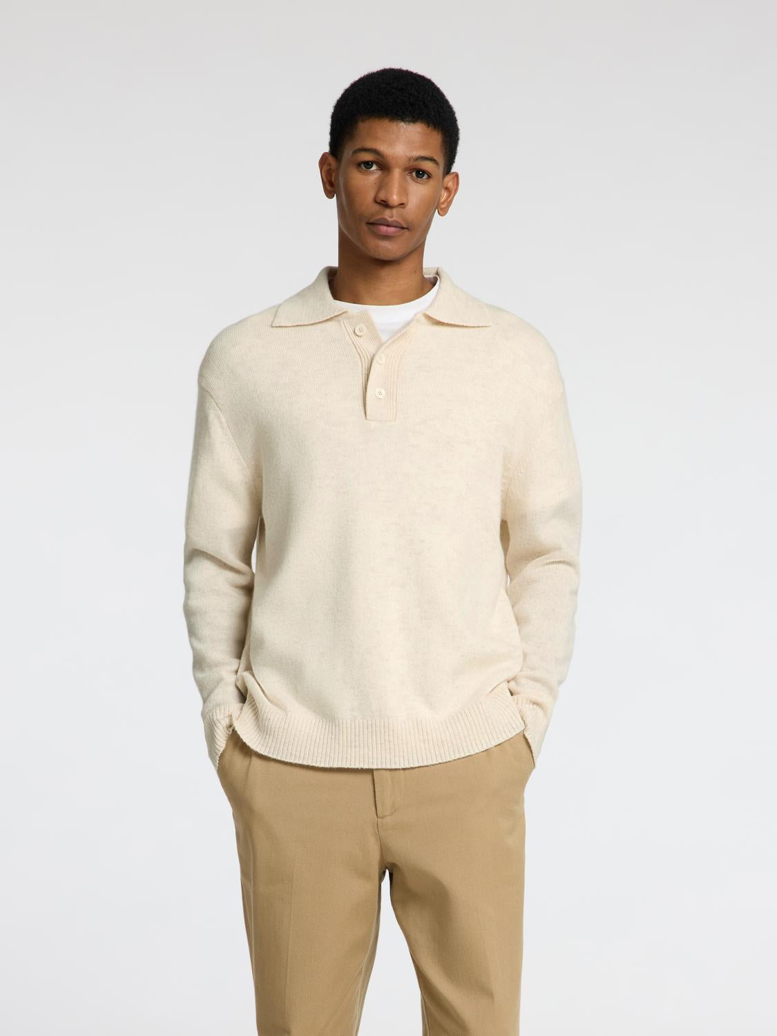 Reuben Ull Genser - Beige/ Egret