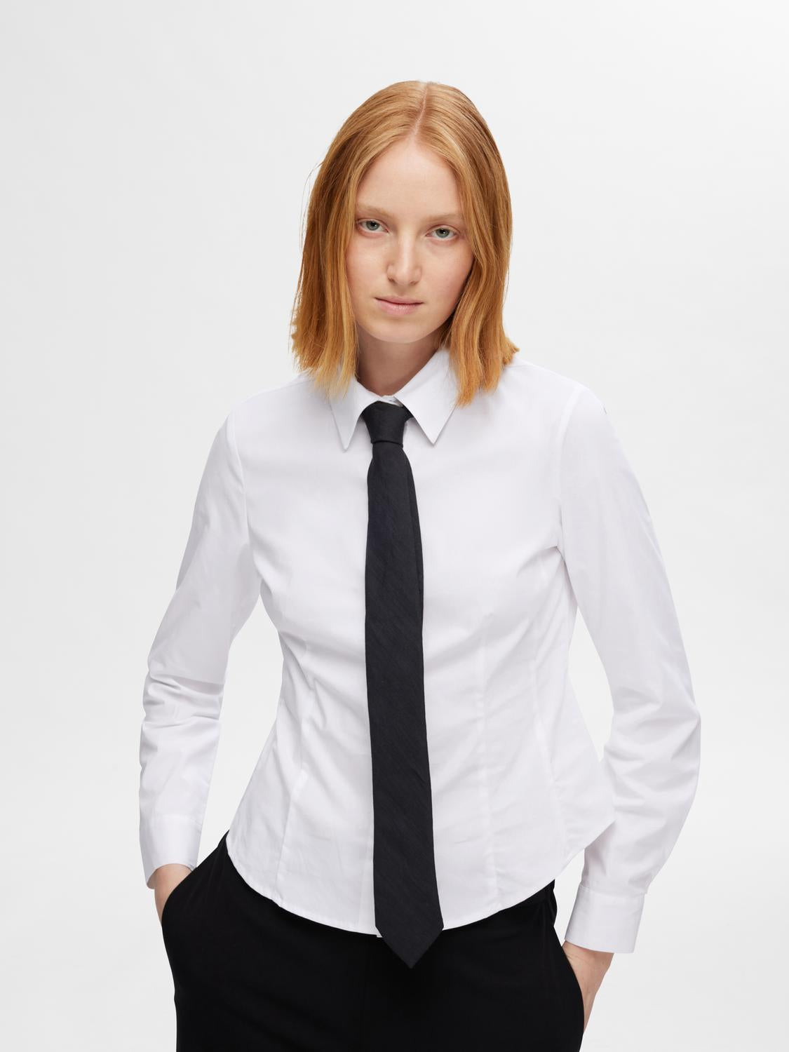 Amira Skjorte - Hvit/ Bright White