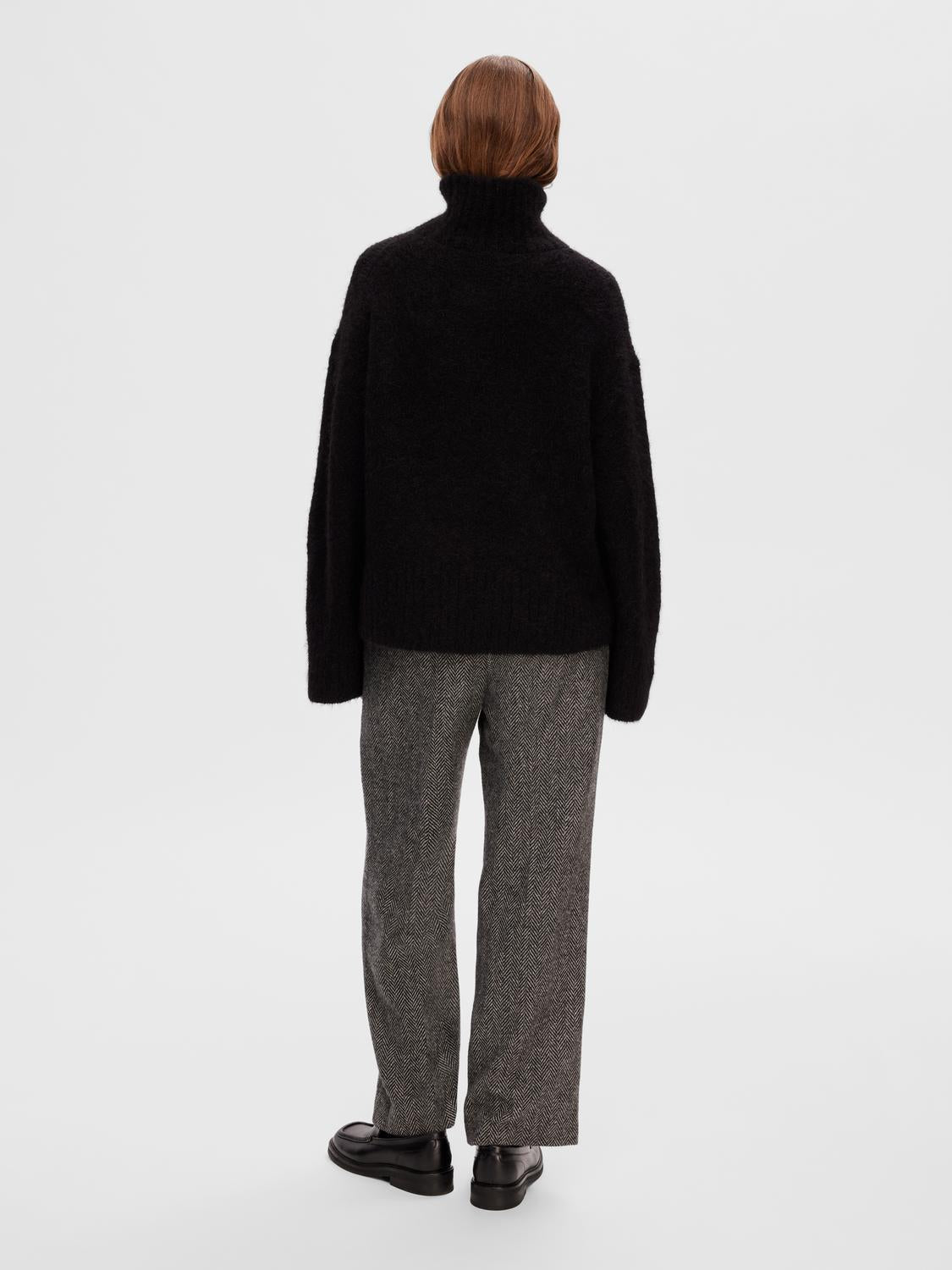 Gabella Strikket Genser - Sort/ Black