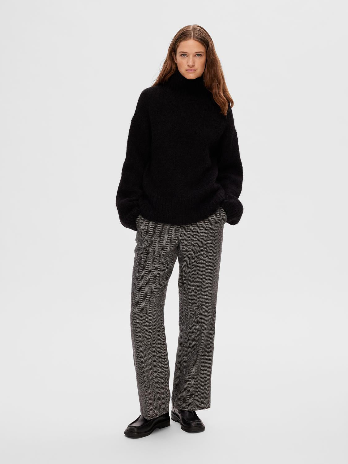 Gabella Strikket Genser - Sort/ Black