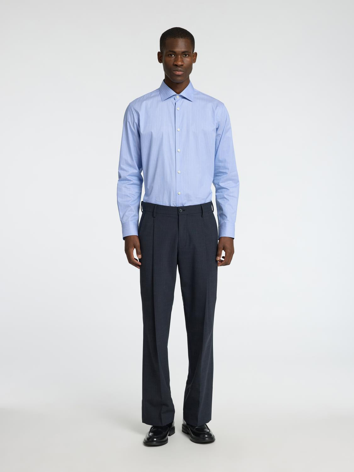 Slim Graham Skjorte - Blå/ Chambray Blue