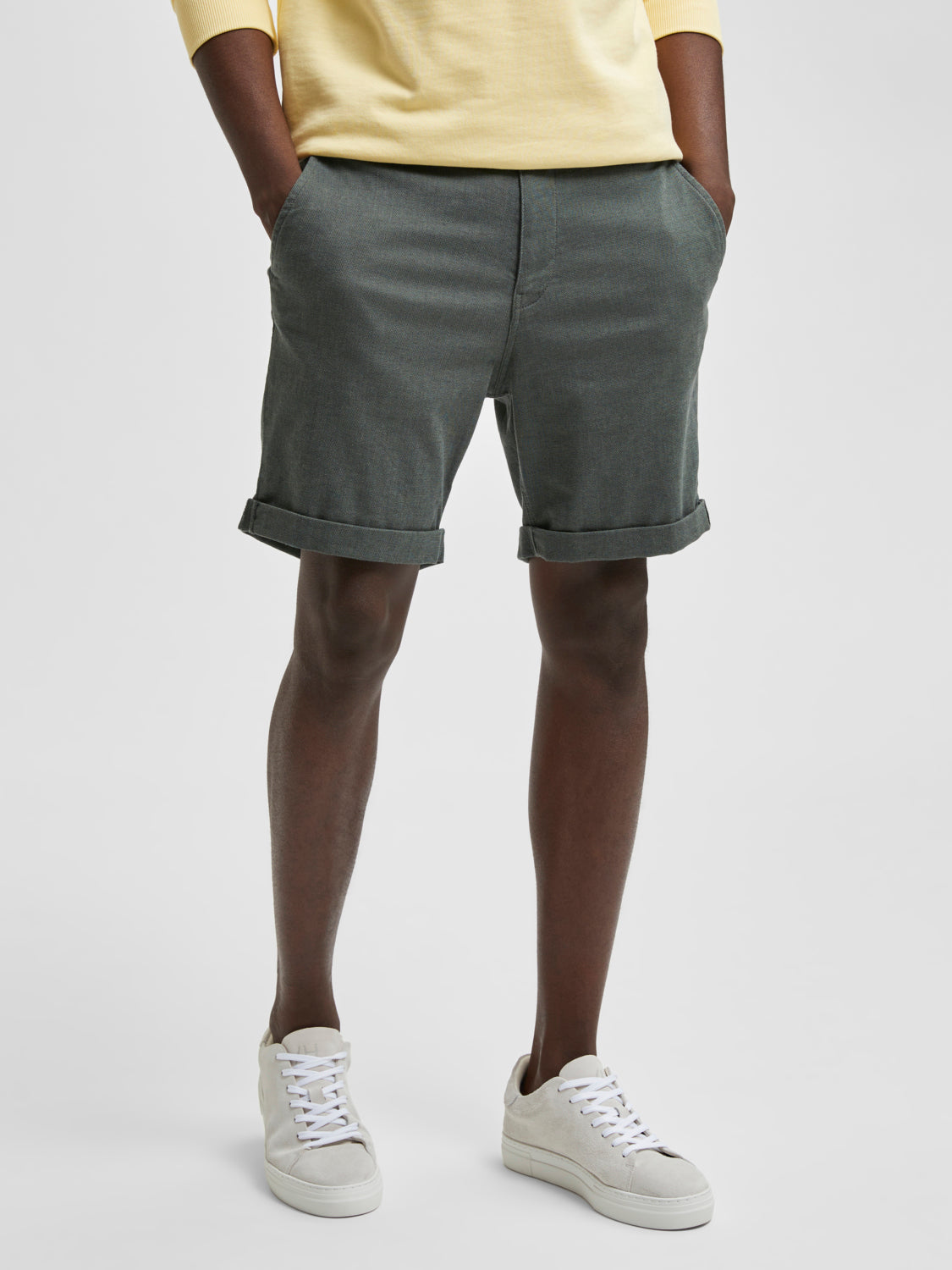 SLHCOMFORT-LUTON Shorts - Agave Green