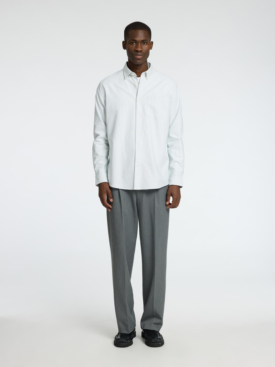 Regular Rick OX Skjorte - Grønn/ Iceberg Green