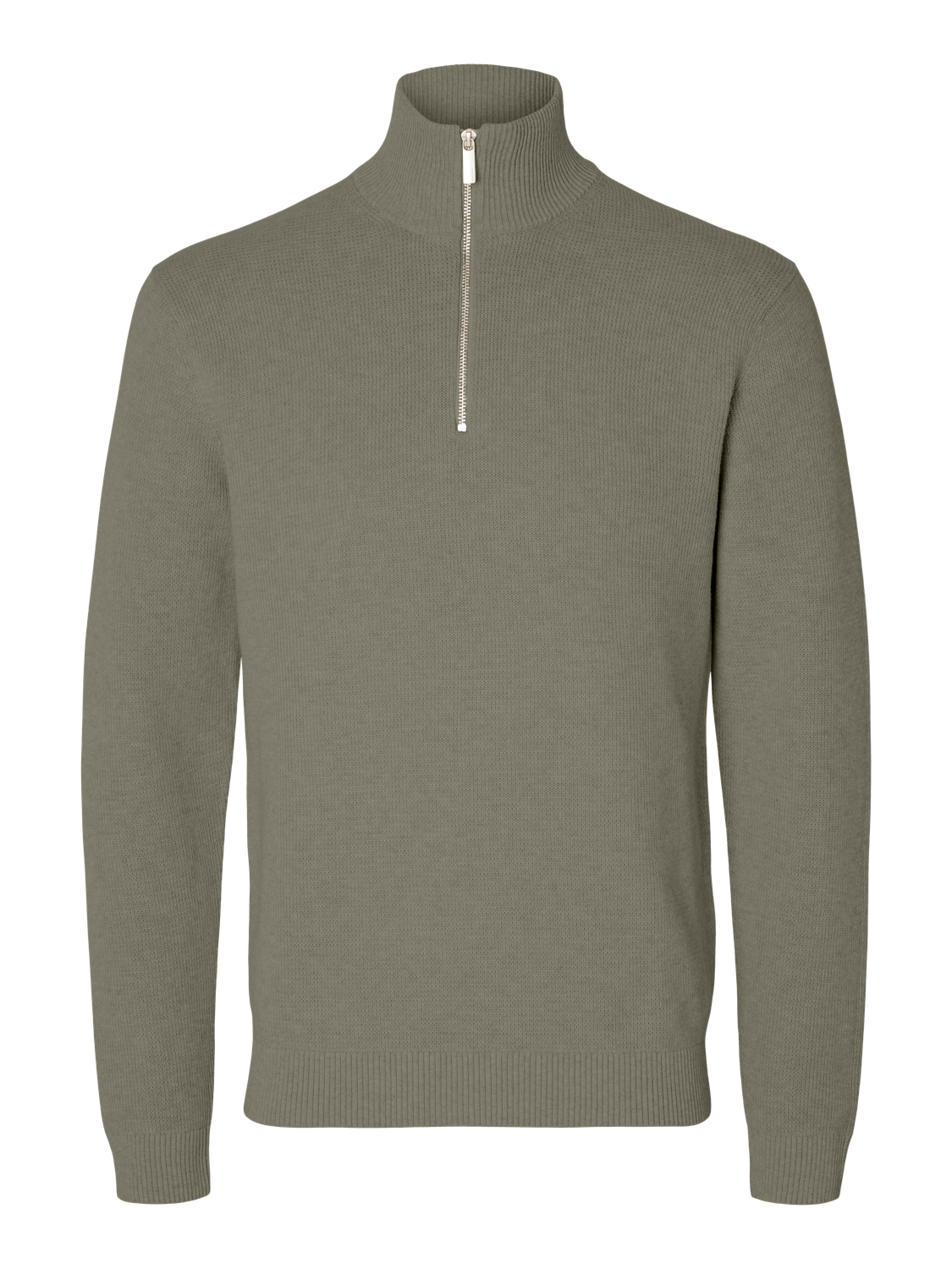 Dane Half Zip Genser - Grønn/ Vetiver