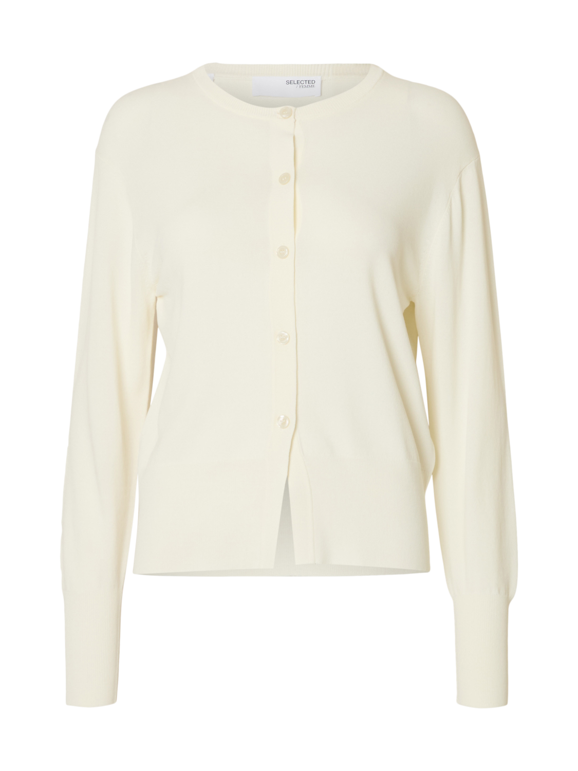 Calo Strikket Cardigan - Beige/ Birch