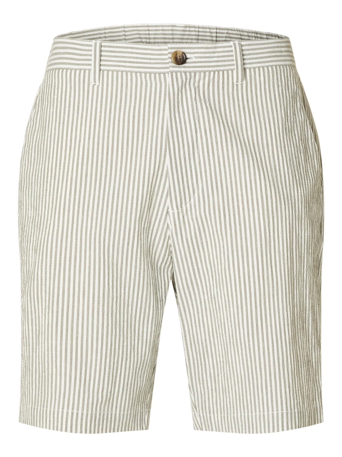 Karl Stripete Shorts - Grønn/ Kalamata