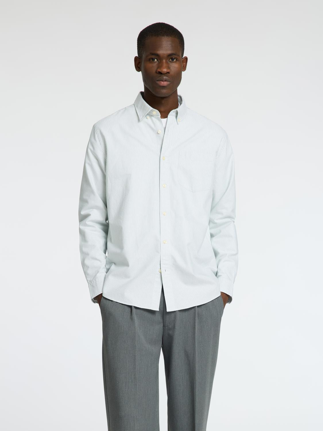 Regular Rick OX Skjorte - Grønn/ Iceberg Green