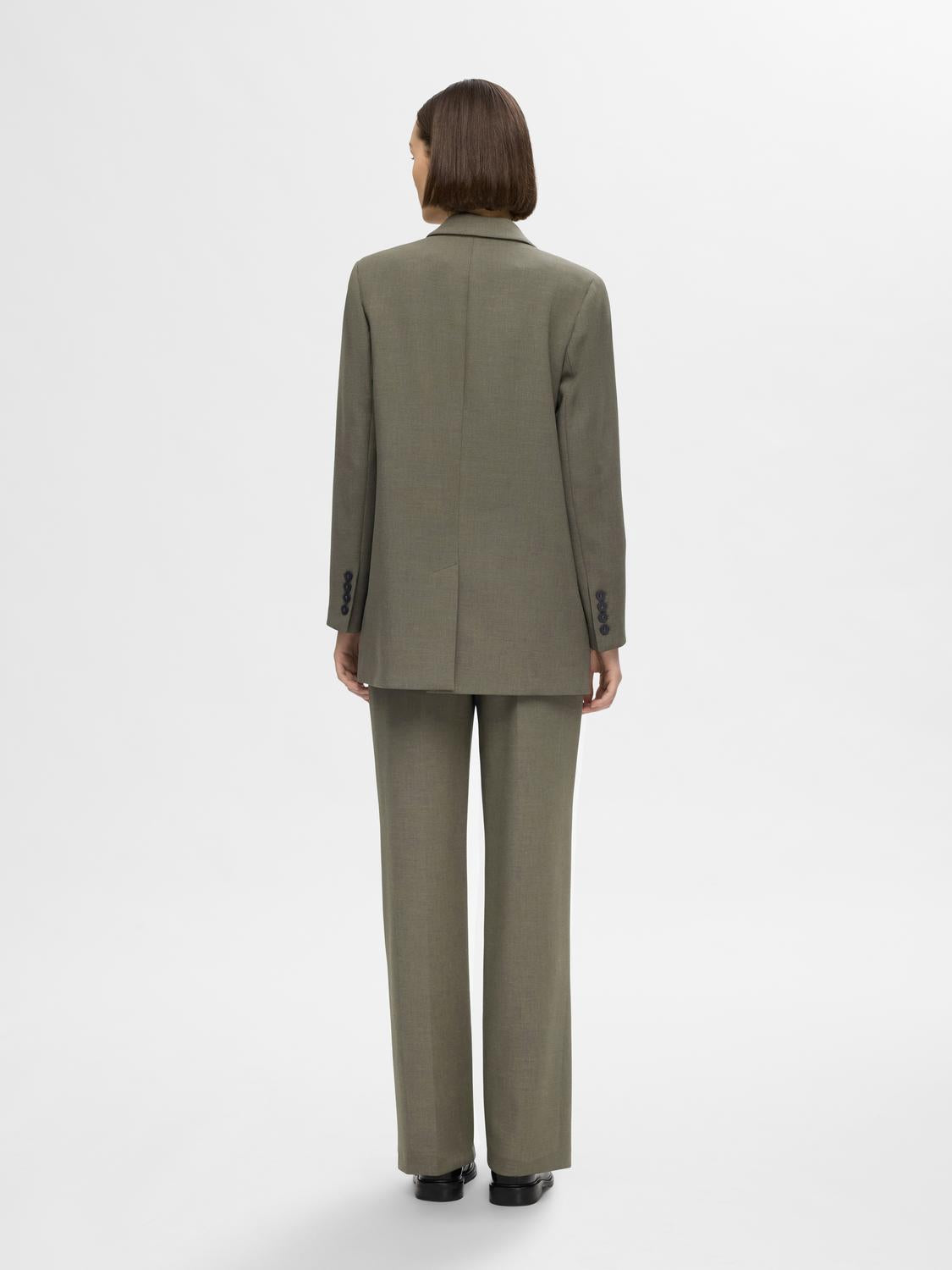 Rita Relaxed Blazer - Grønn/ Kalamata