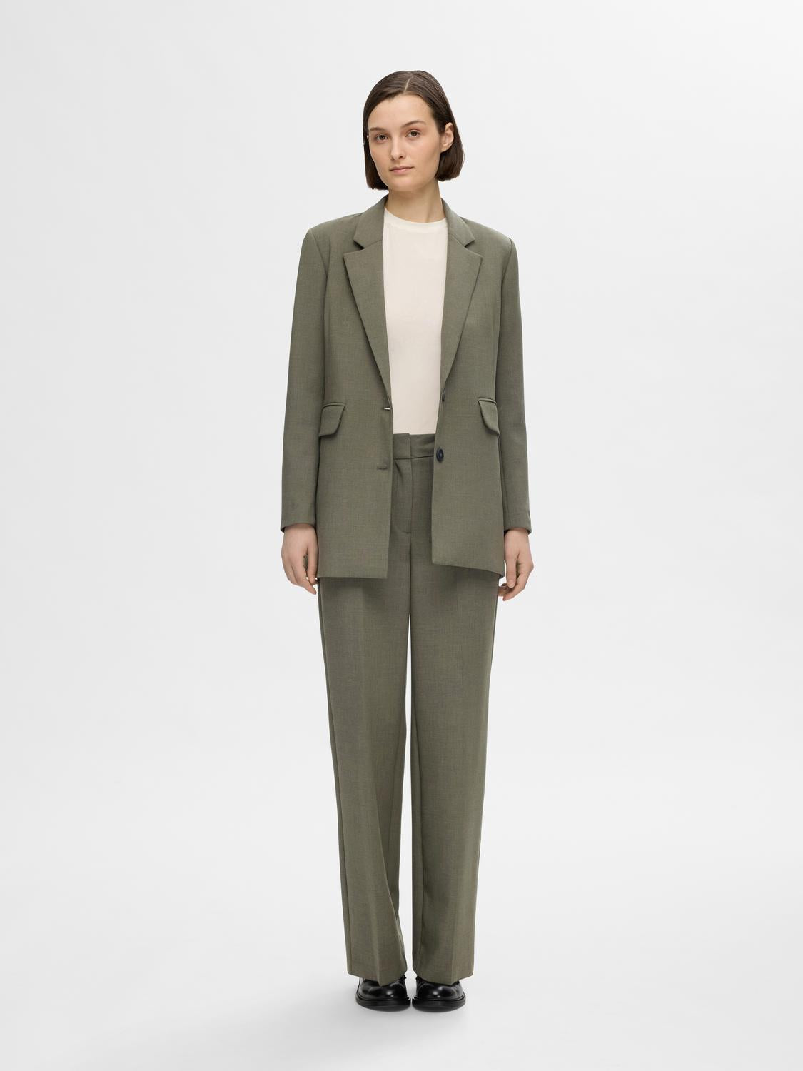 Rita Relaxed Blazer - Grønn/ Kalamata