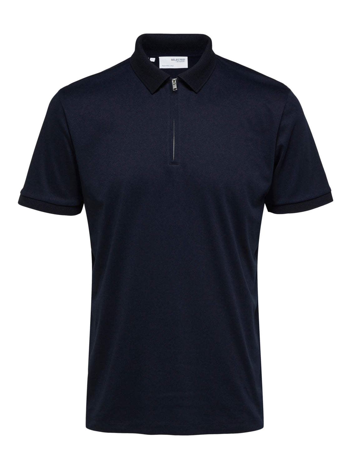 Fave Zipper Polo Skjorte - Blå/Sky Captain