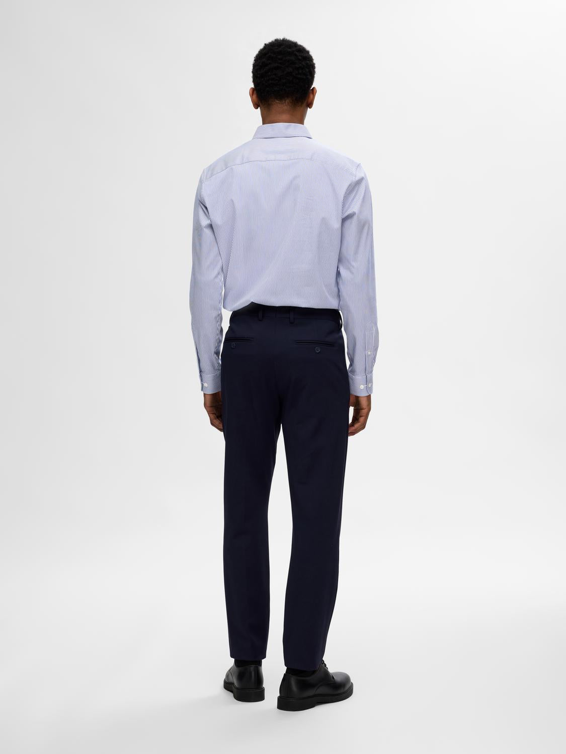 Slim -Performance Skjorte - Blå/ True Navy