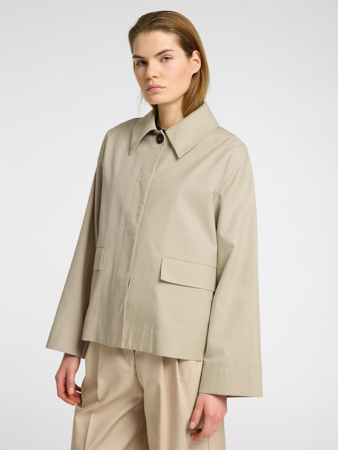 Pamina Jakke - Beige/ Island Fossil