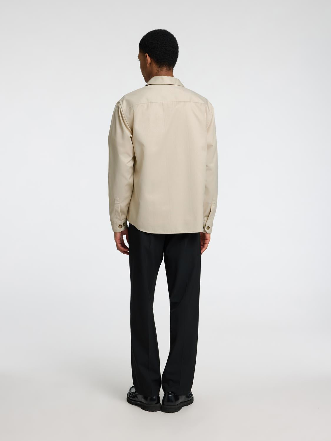 Scott Skjorte Jakke - Beige/ Oatmeal