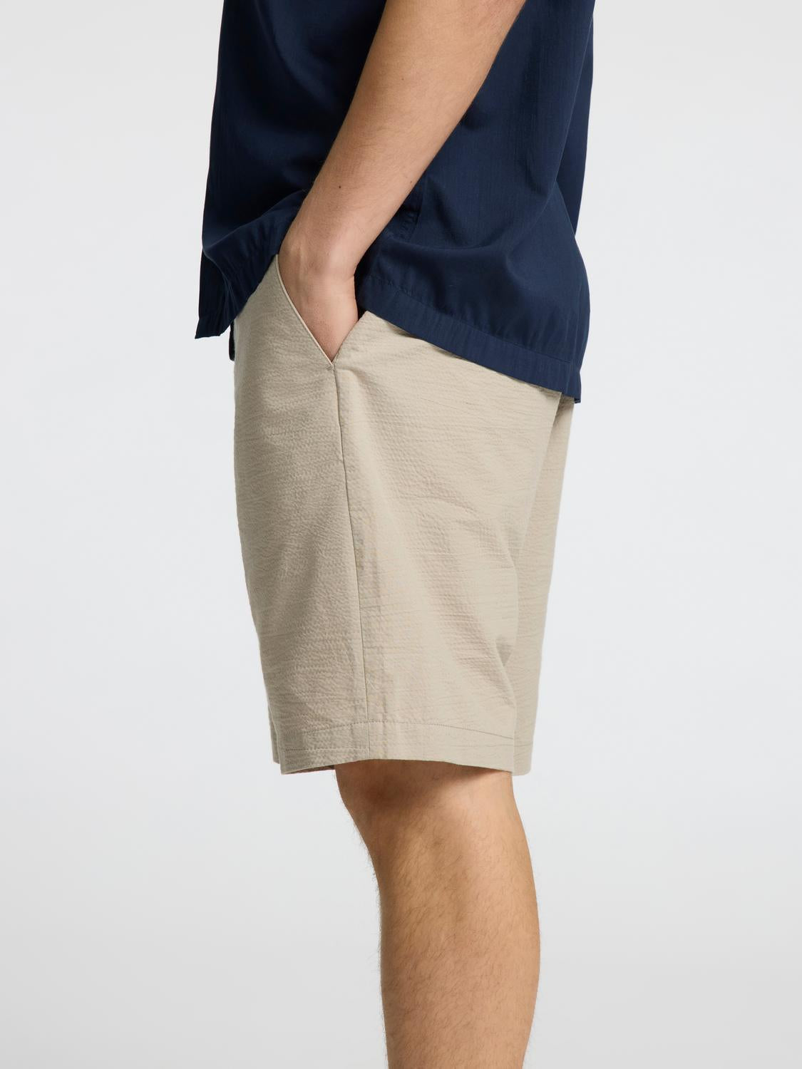 Karl Shorts - Beige/ Pure Cashmere