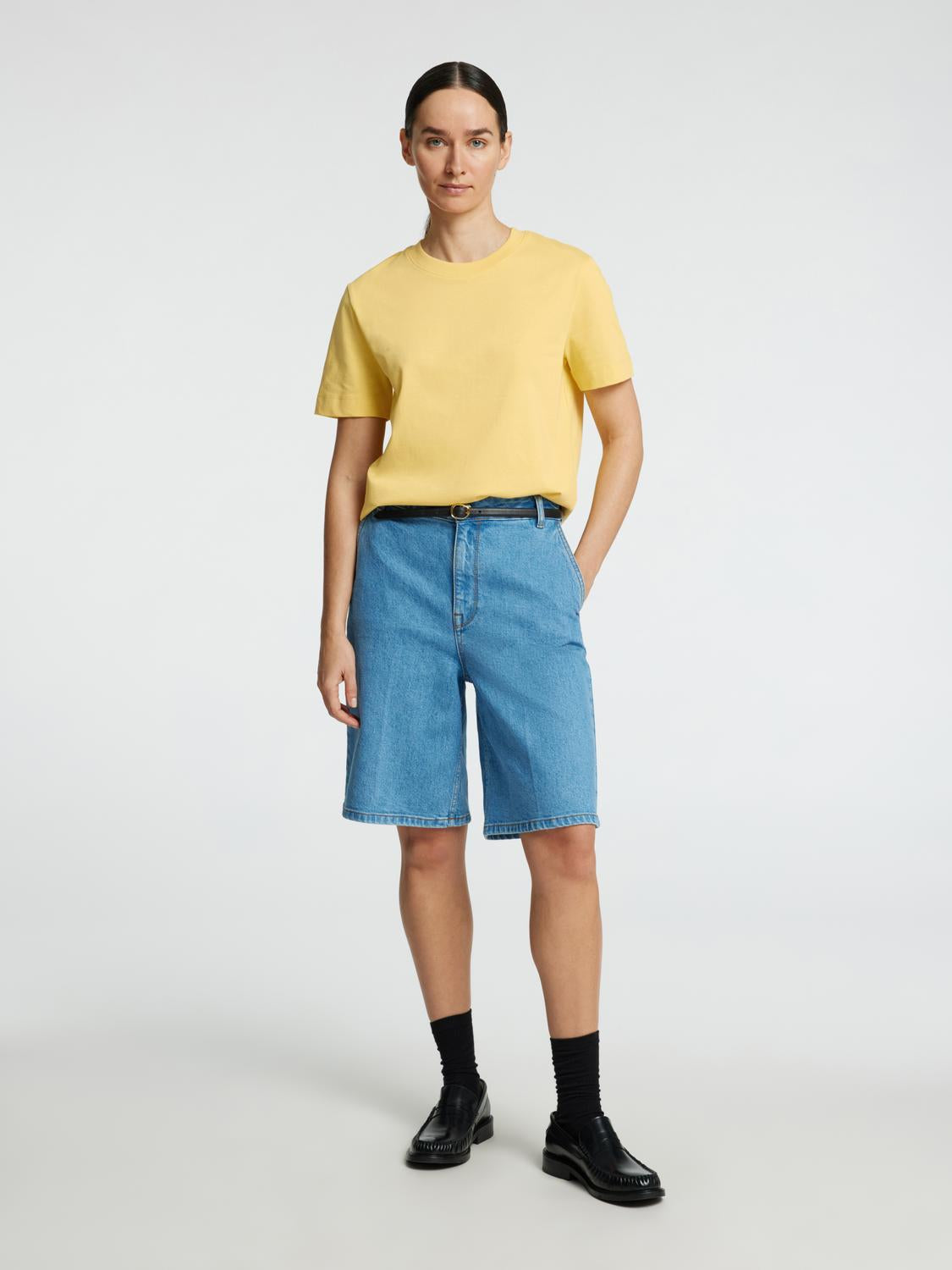 Essential Boxy T-Shirt - Gul/ Sundress