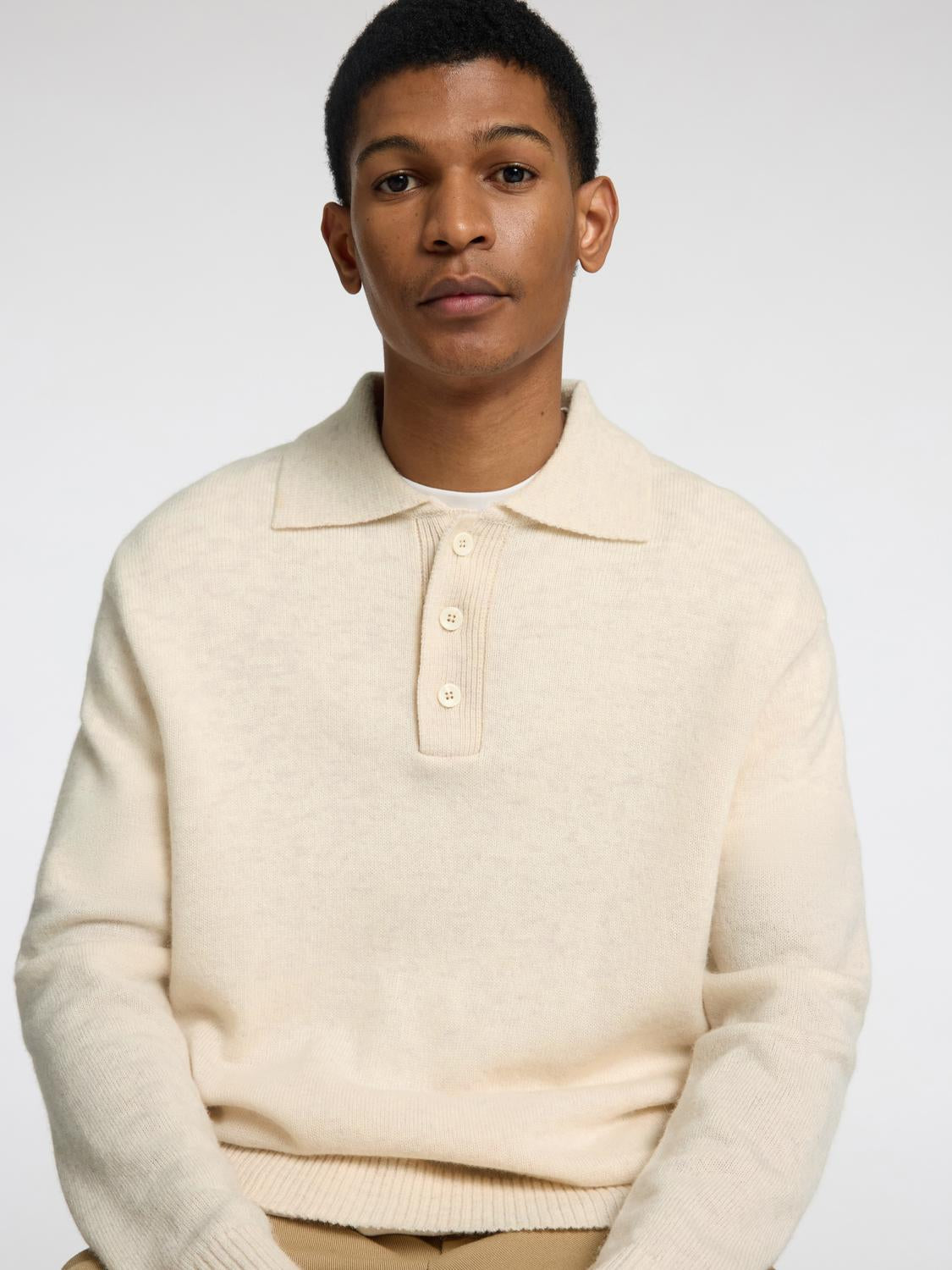 Reuben Ull Genser - Beige/ Egret