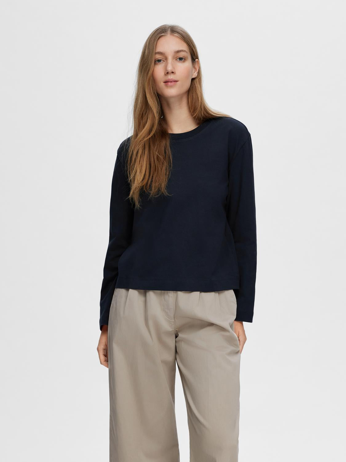 Essential Boxy T-Skjorte - Dark Sapphire