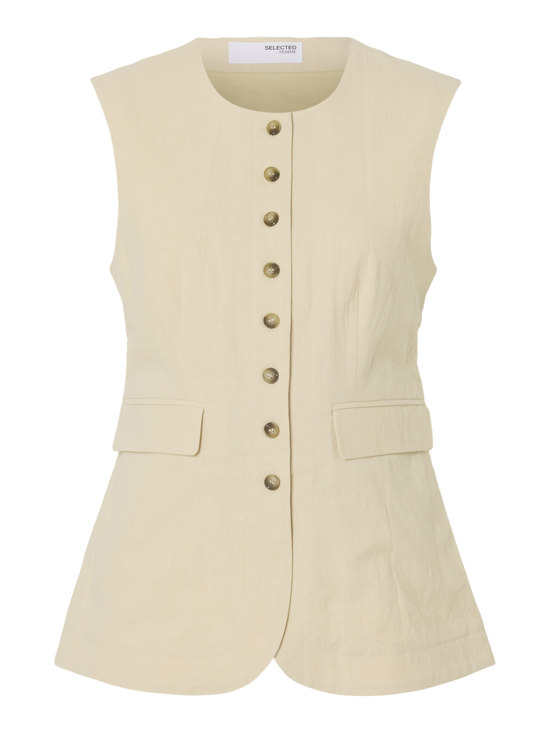 Iluna Vest - Beige/ Sandshell