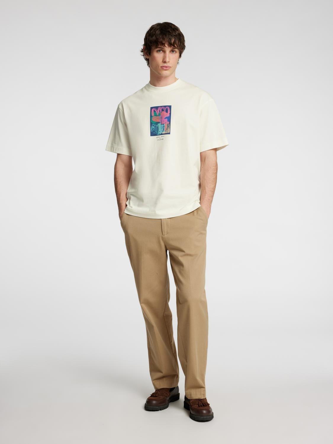 Relax Will T-Shirt - Beige/ Egret