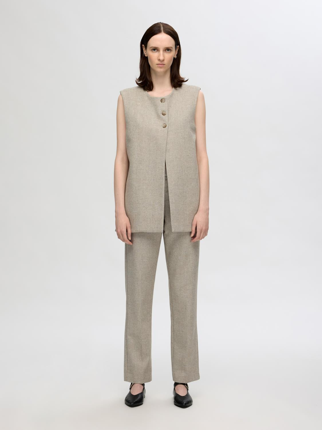 Vivie Bukser - Beige/ Sandshell