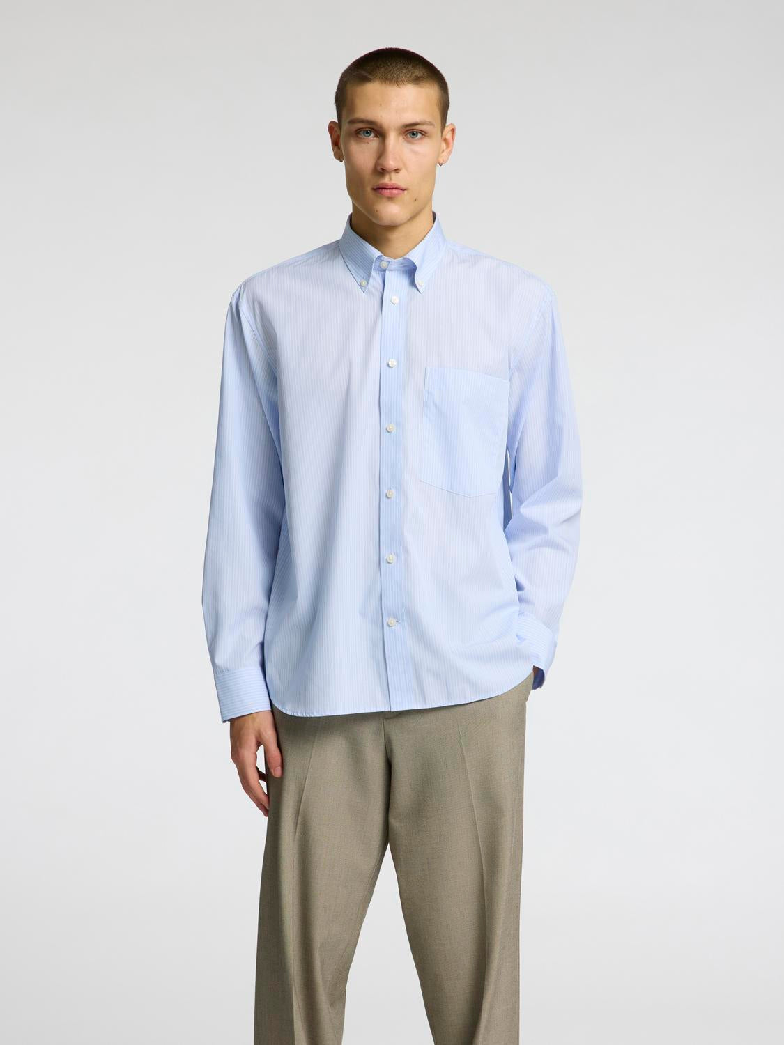 Relax Harris Shirt - Blå/ Cashmere Blue