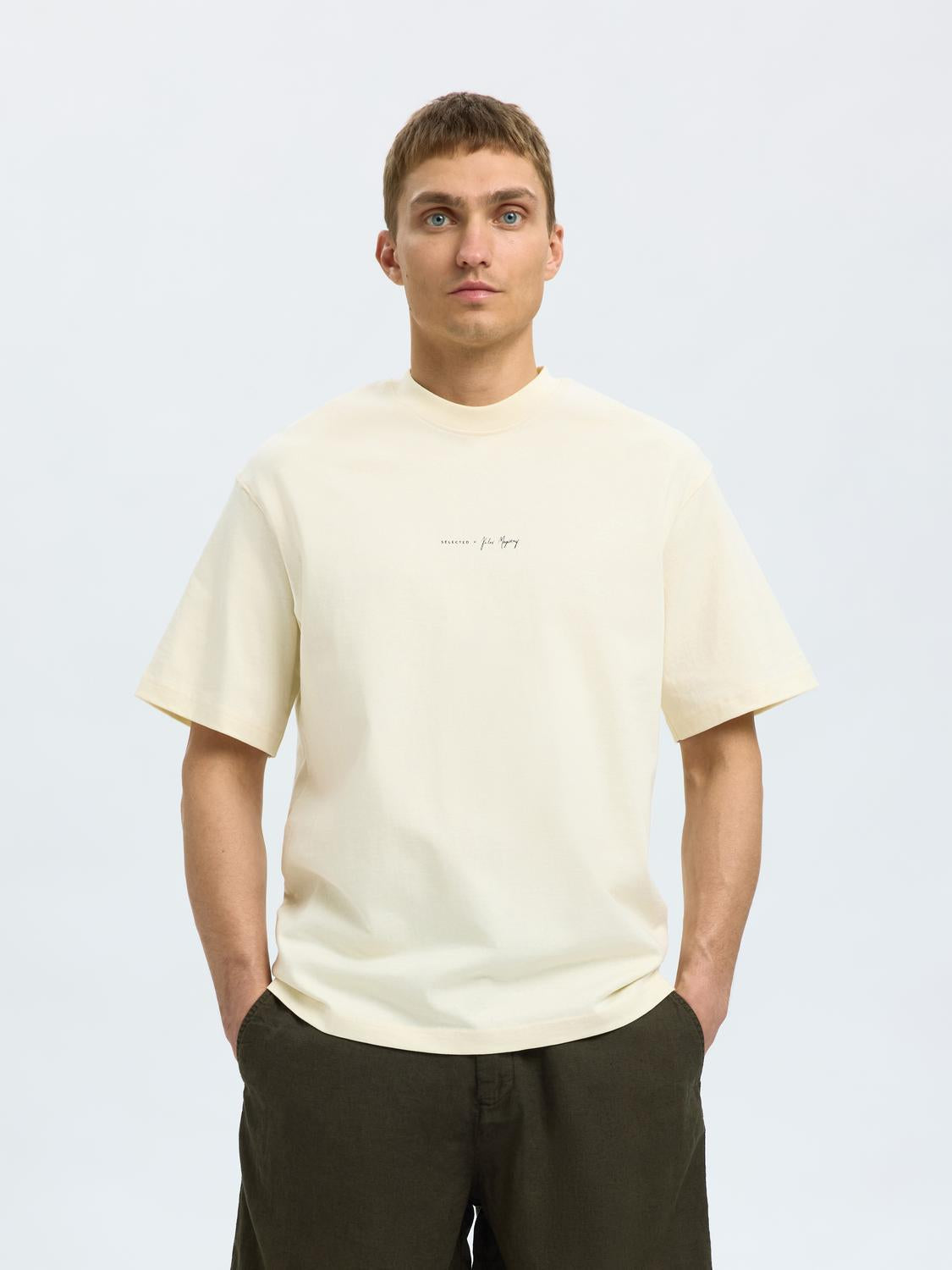 Kai T-Skjorte - Beige/ Egret