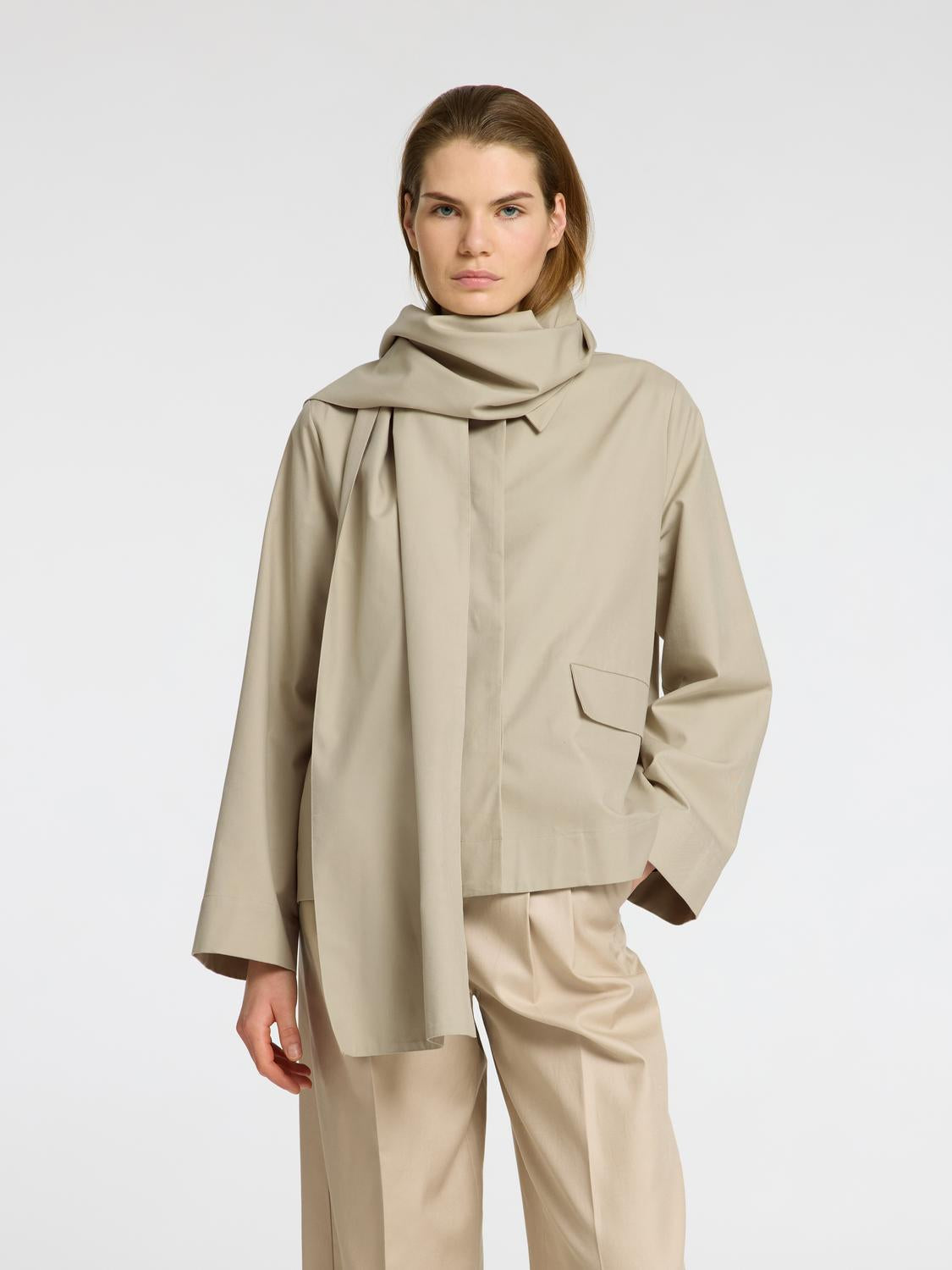 Pamina Jakke - Beige/ Island Fossil