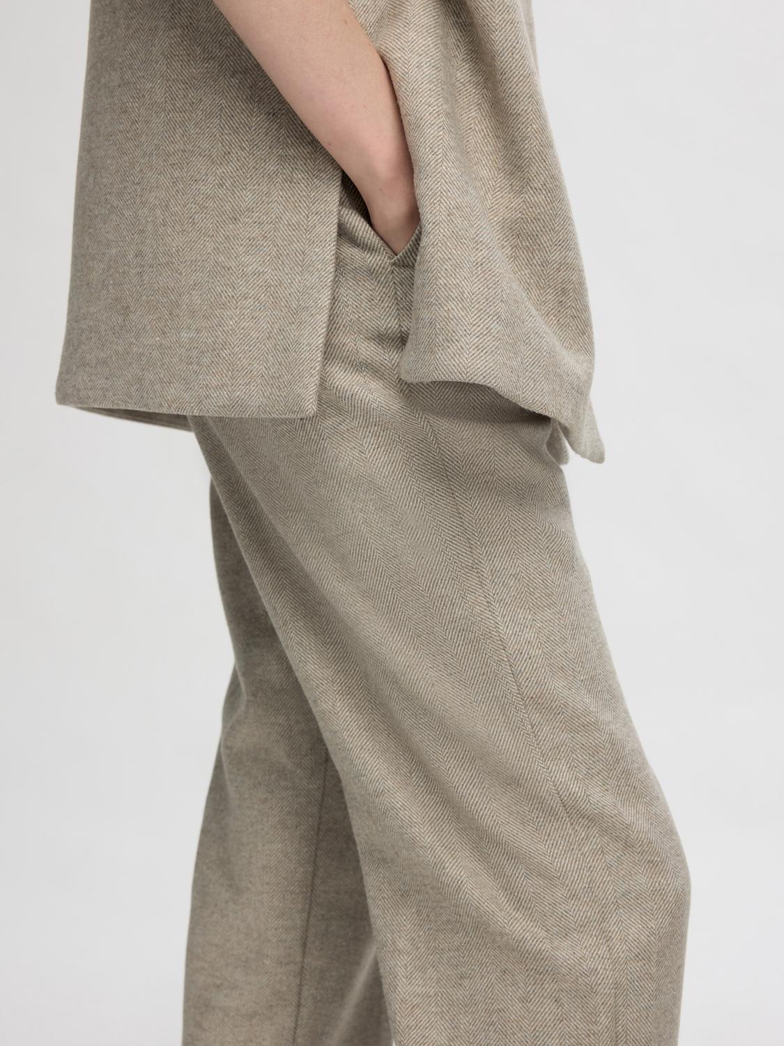 Vivie Bukser - Beige/ Sandshell