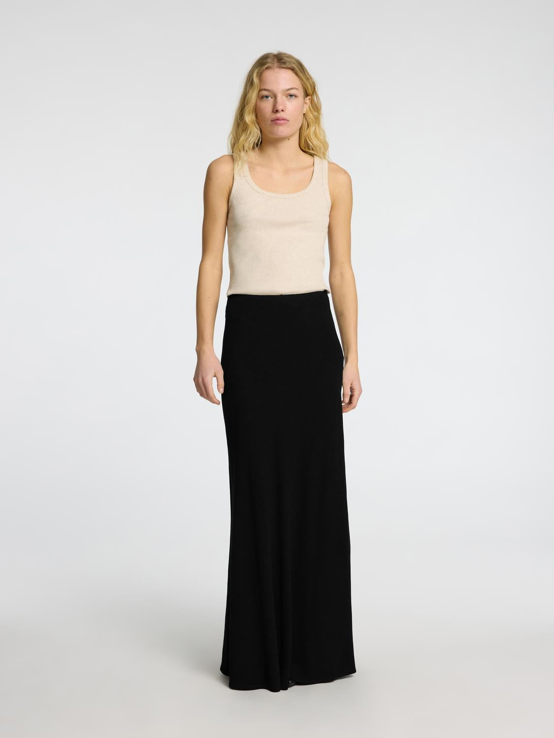 Viva-Lena Langt Skjørt - Sort/ Black