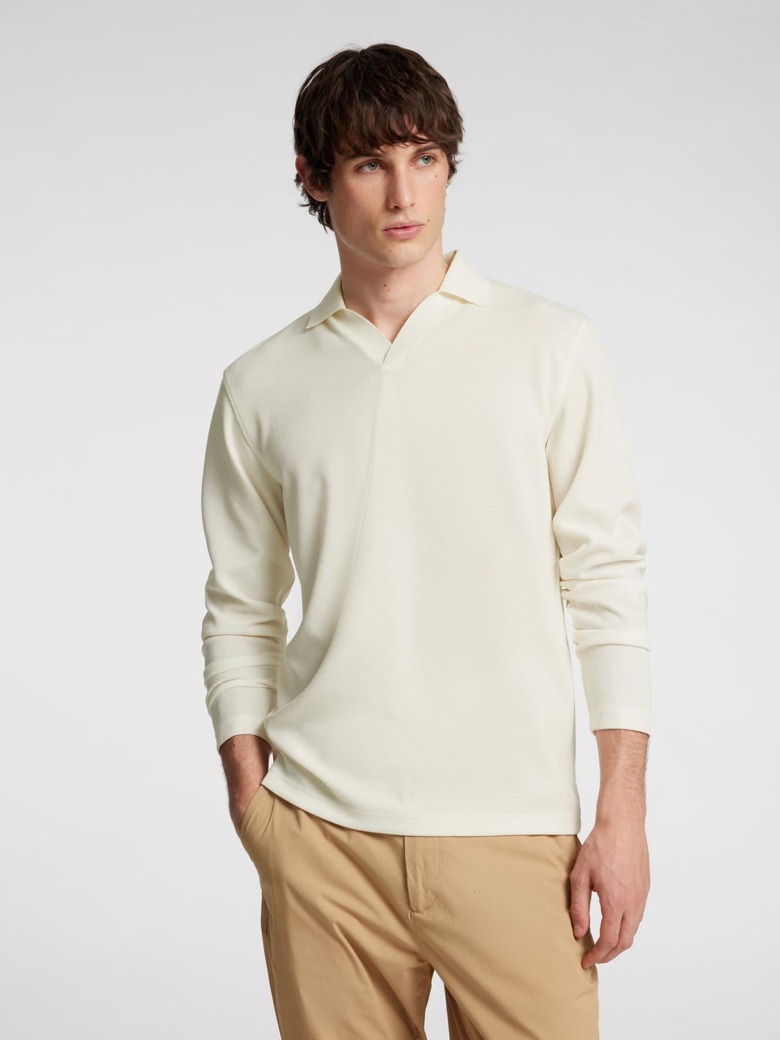 Phil Polo-Skjorte - Beige/ Egret