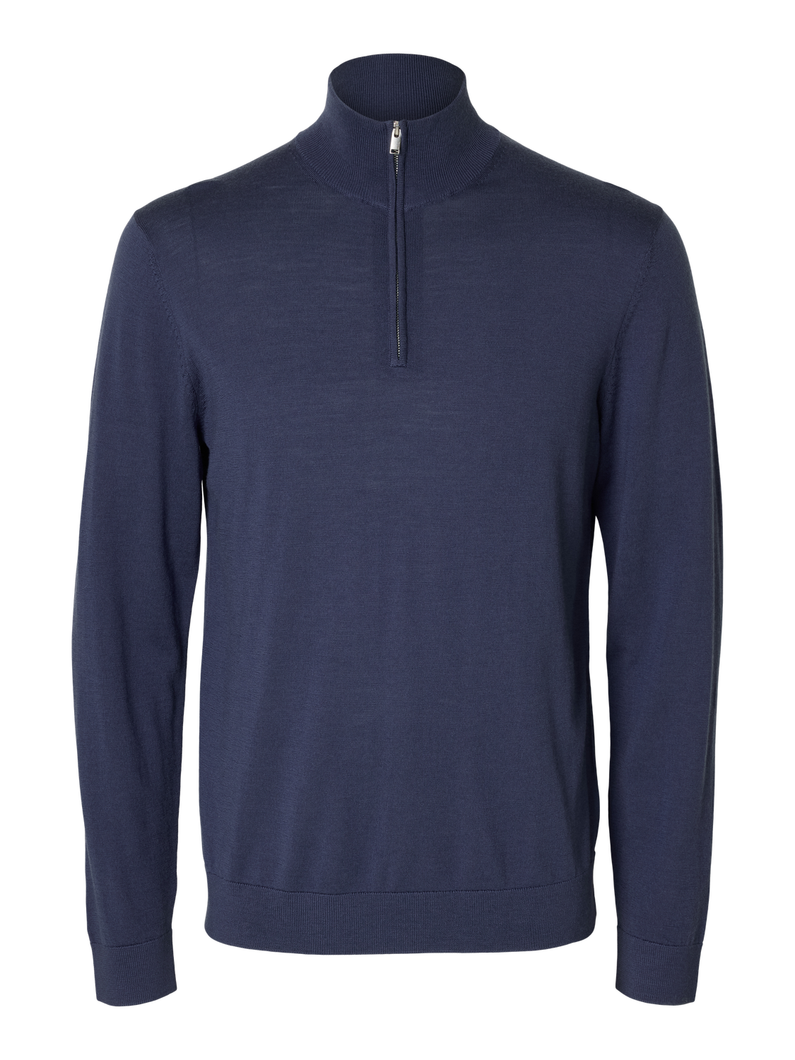Tray Merino Half Zip Genser - Blå/ Oceana