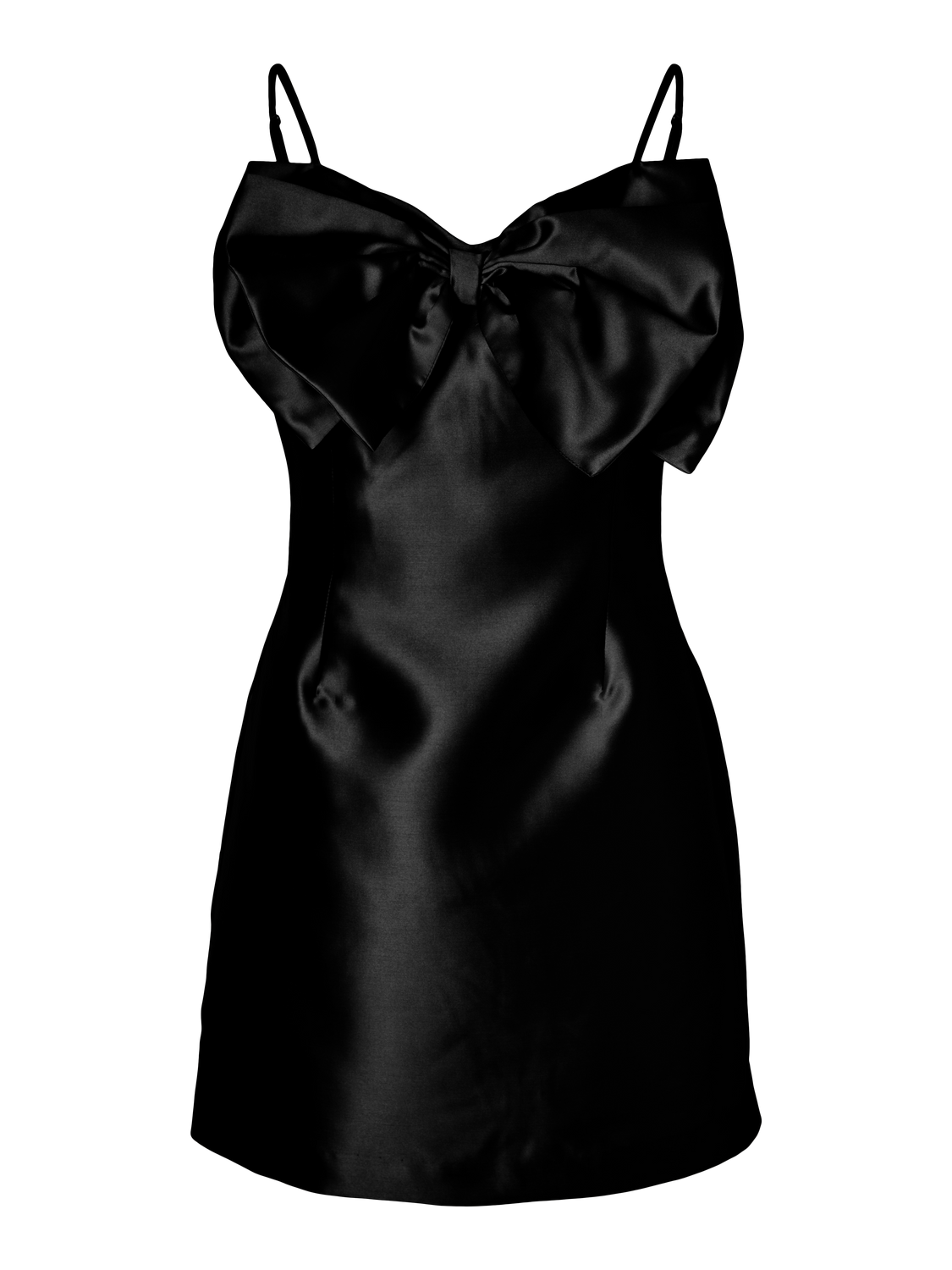 Calista Kort Kjole - Sort/ Black