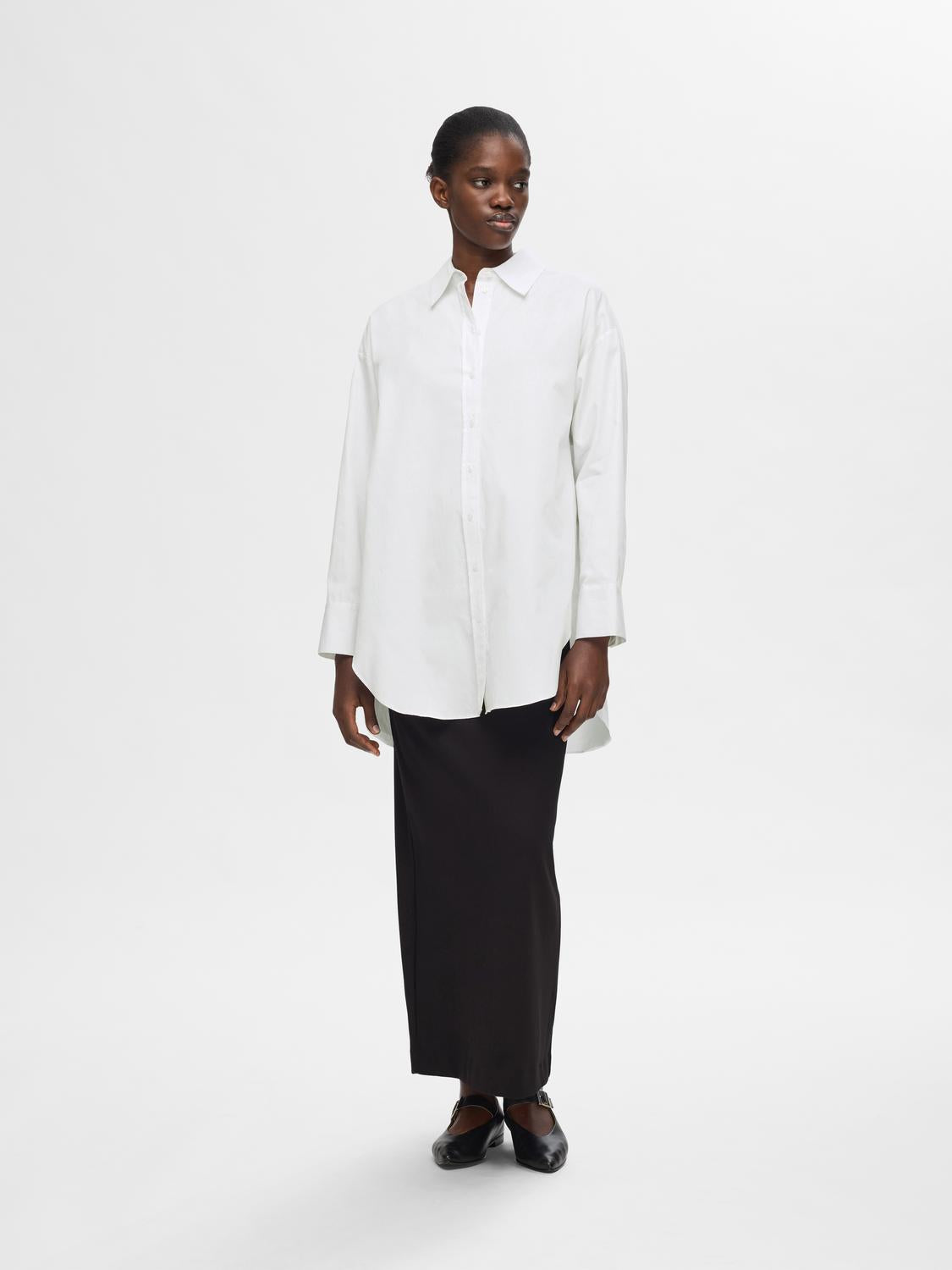 Aura Skjorte - Hvit/ Bright White