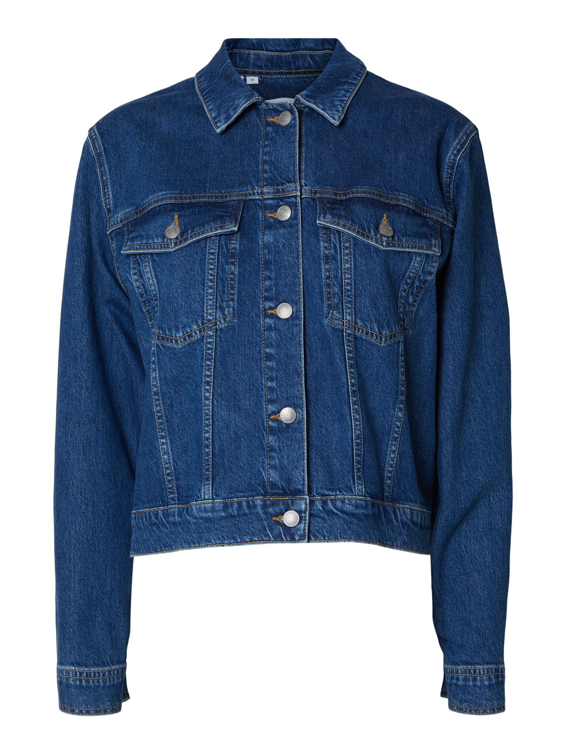 Cena Denim Jakke - Blå/ Medium Blue Denim