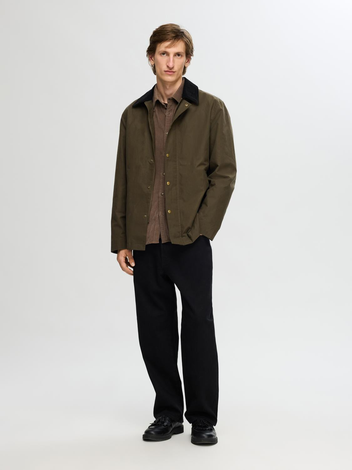 Walter Oilskin Jakke - Grønn/ Grape Leaf