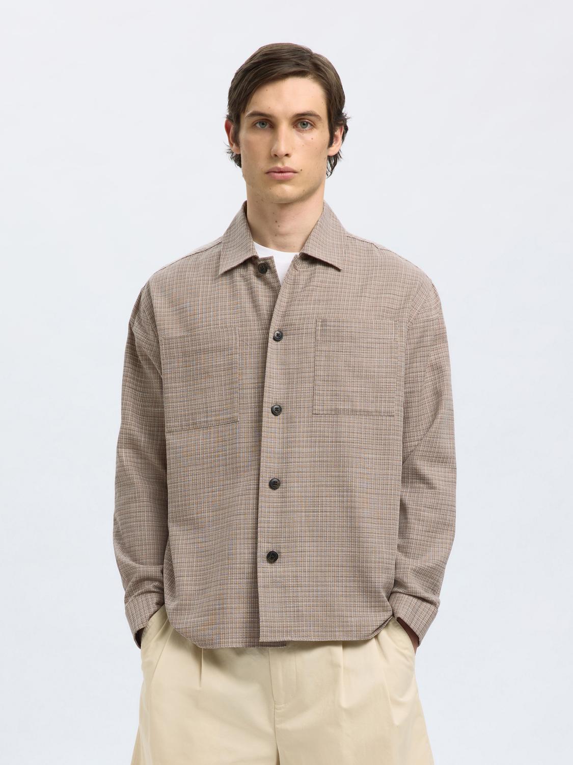 Henry Overshirt - Beige/ Sand