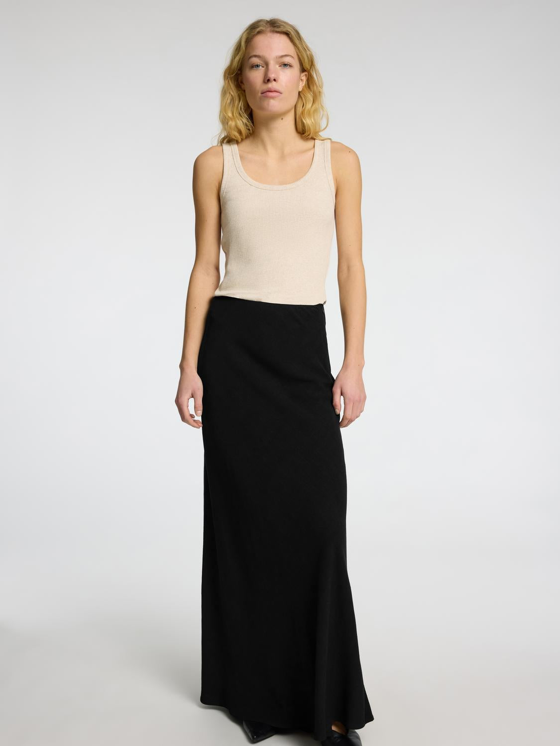 Viva-Lena Langt Skjørt - Sort/ Black