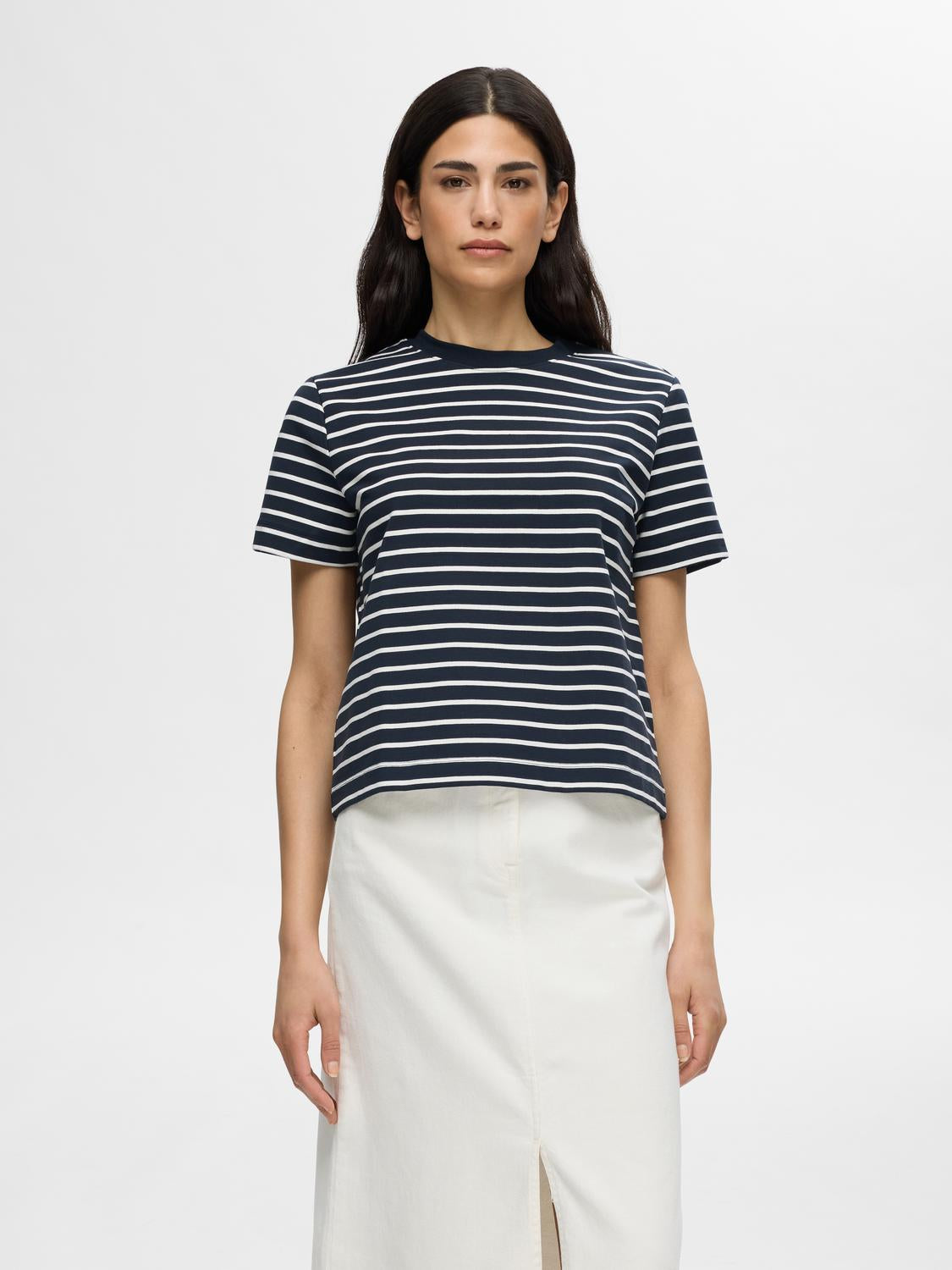 Elfrida T-Shirt - Blå/ Dark Sapphire