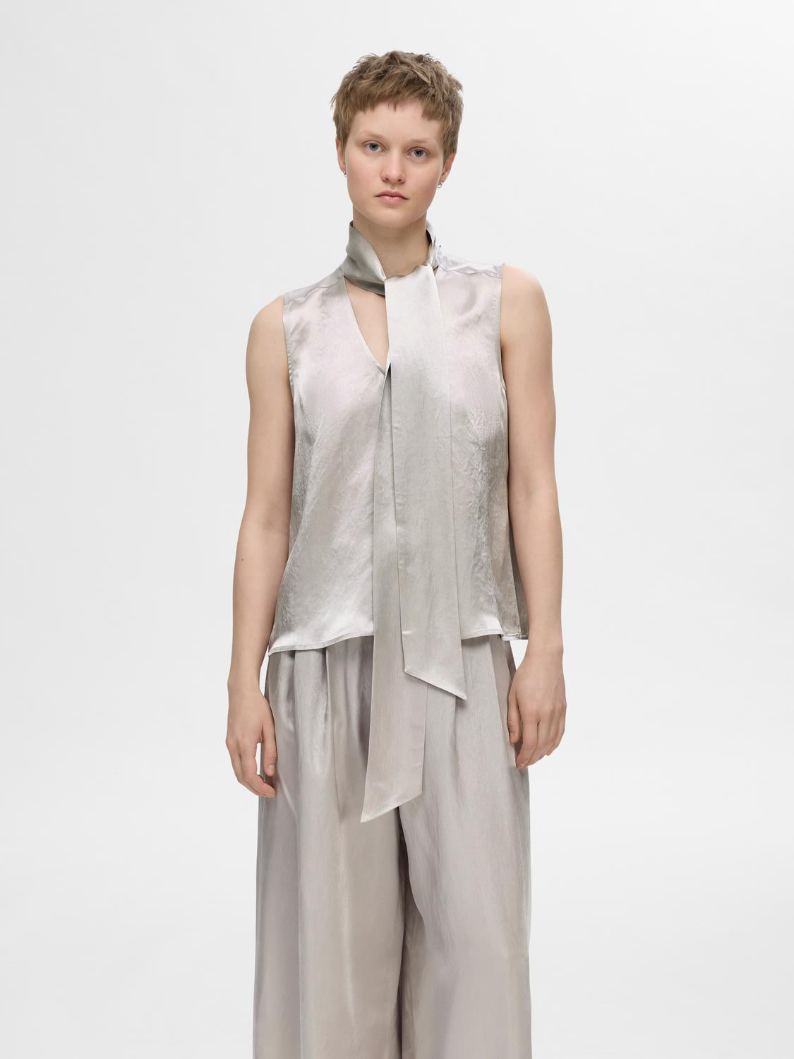 Selene Topp - Beige/ Dove