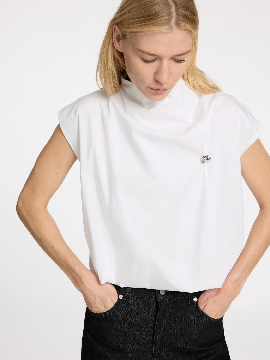 Delia Topp - Hvit/ Bright White