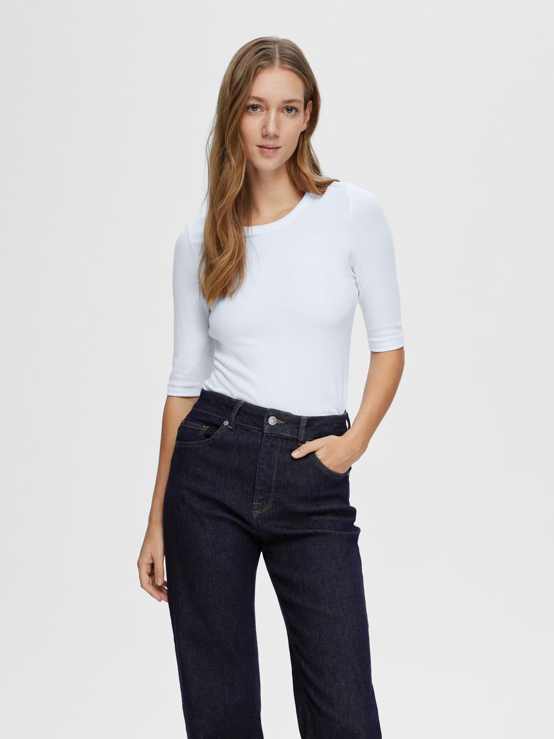 Dianna Topp - Hvit/ Bright White